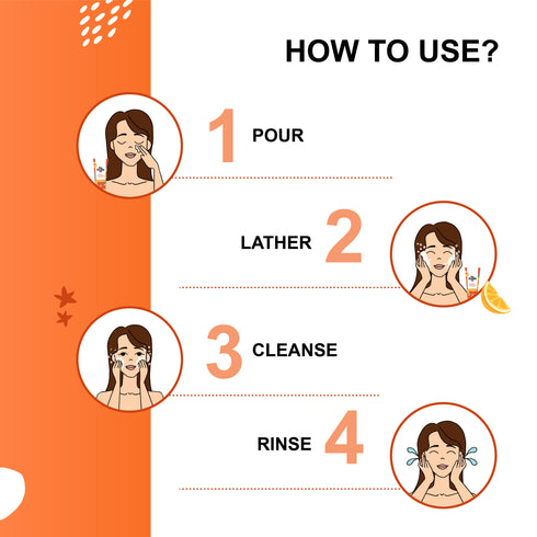 the beauty co Vitamin C Face Wash With Niacinamide For Skin Brightening